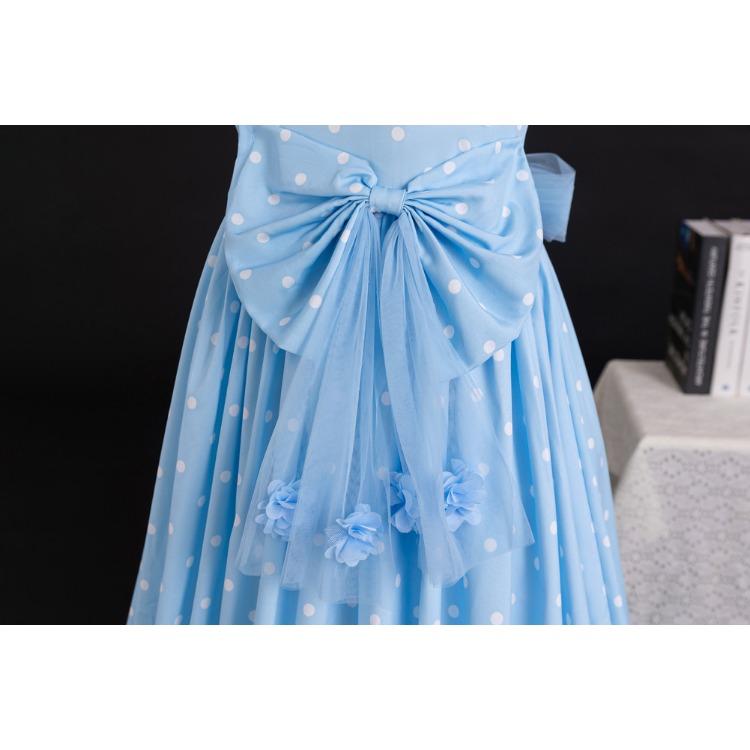 Teenage Mesh Princess Dresses Bat Mitzvah Girls Dresses Women High School Students Long Parent-Child Dresses Women