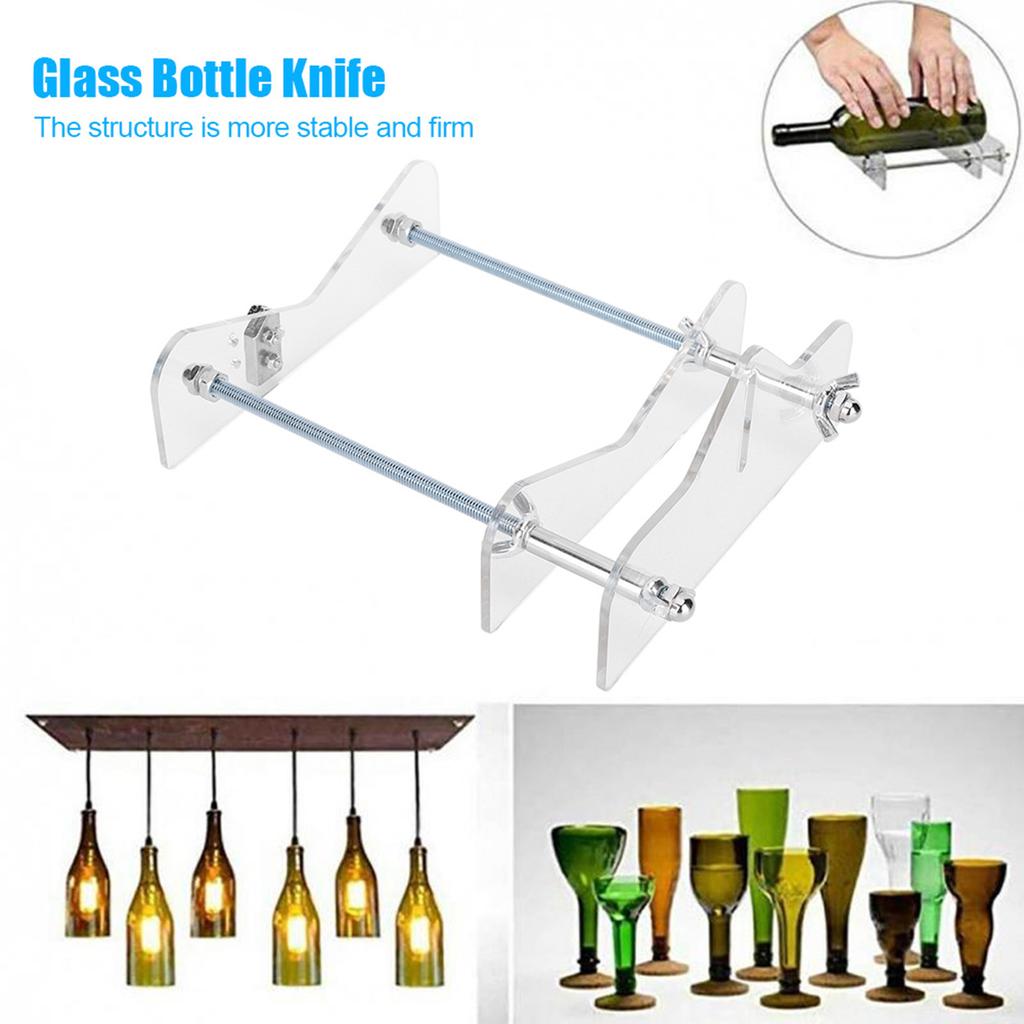 Glasflaschenschneider Professionelle Gläser Schneidwerkzeuge Maschine Bastelklingen DIY Zubehör mit Schraubendreher