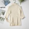 Women's Slim-Fit Knitted Turtleneck Sweater - Long-Sleeved, Solid Color, Warm for Autumn/Winter