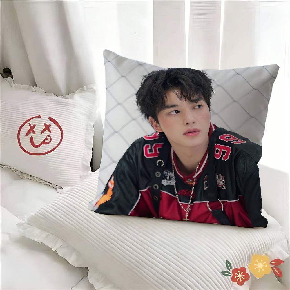 pc Handsome Charming Korean Actor SSong Kang Pillow Case Fashion Square Pillowcase Bedroom Sofa Room Ins Decoration Leisure