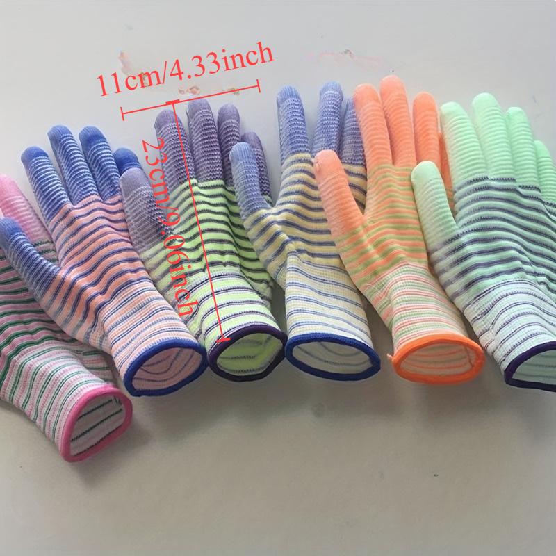 1pair Safe Zebra Gardening Gloves - Anti-Skid, Wear-Resistant Work Gloves with Aesthetic Appeal