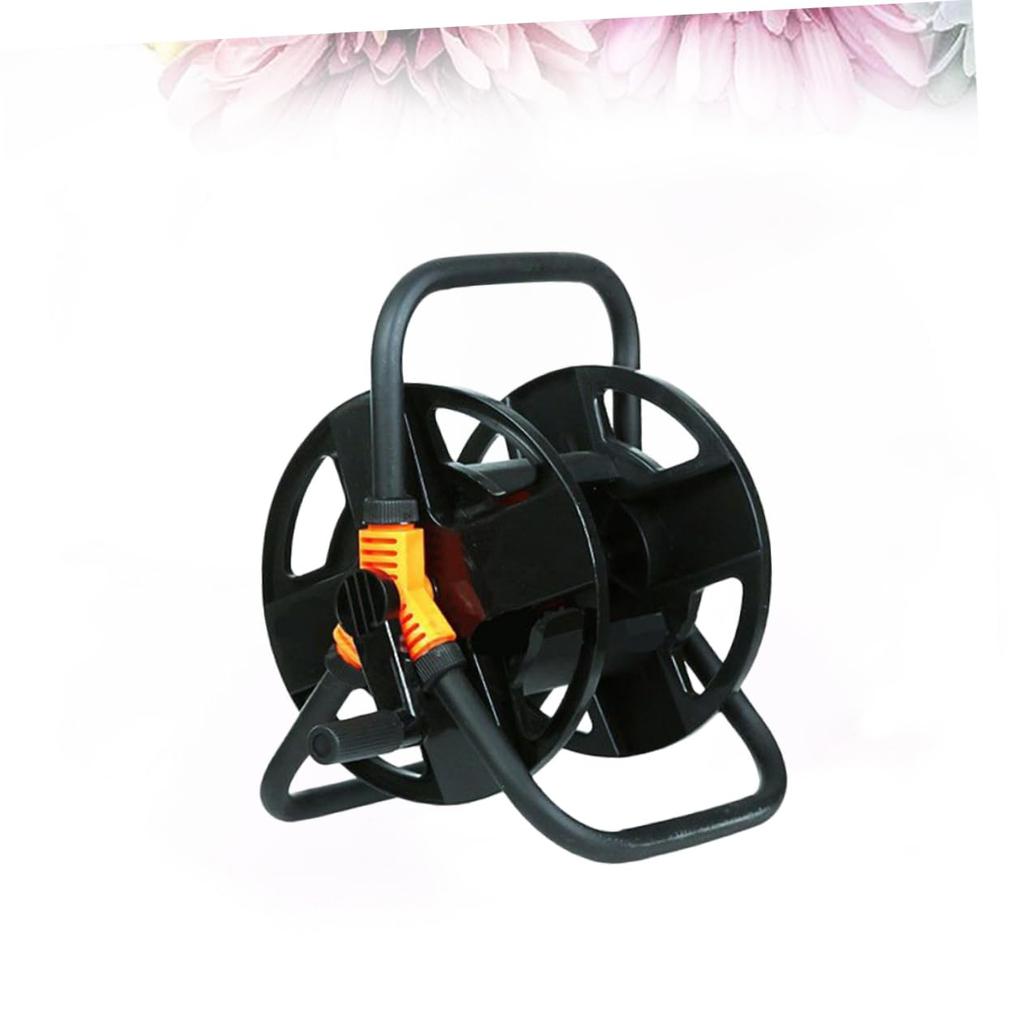 Yardwe Stainless Steel Hose 20M for Car Washing and Garden Hose Twist Compact Assembled Hose Holder Reel, Capacity, Reel, Prevention, Storage,