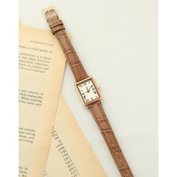 Lloyd Awesome Square Soft Classic Square Leather Watch