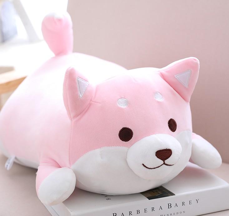 Good Quality Cute Fat Shiba Inu Dog Plush Toy Stuffed Soft Kawaii Animal Cartoon Pillow Lovely Gift