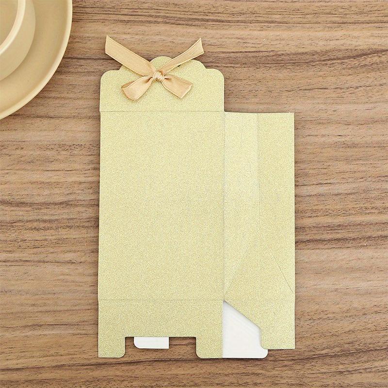 12 buc pungi de carton albe cu flip, pungi de ambalare pentru cadouri, colorate în culorile bomboanelor, pungi de ambalare pentru deserturi în formă de arc, pungi de bomboane