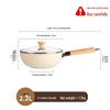 Weidu Ceramic Health Pot: High-Temperature Resistant Ceramic Frying Pan, Wok, Baby Food Pot, and Milk Pot.