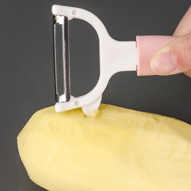Multi Functional Stainless Steel Peeler Daily Household Kitchen Vegetable and Fruit Peeler Essential Tool Kitchen Accessories