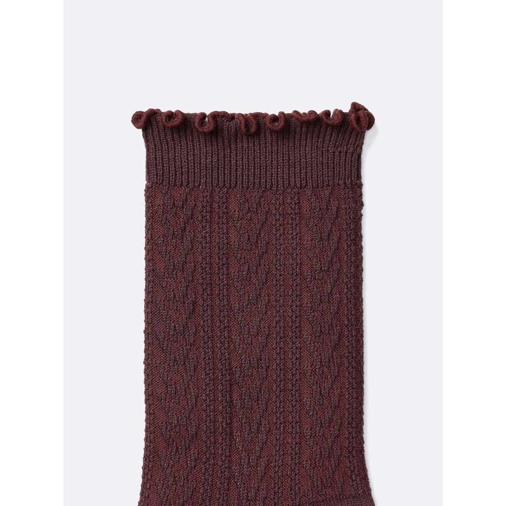 GU by Uniqlo Style Heat Crew Socks  Mellow 