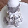 Flying Sleeve Cat Princess Skirt Lace Pet Dress Pet Supplies Dog Vest  Small Animal