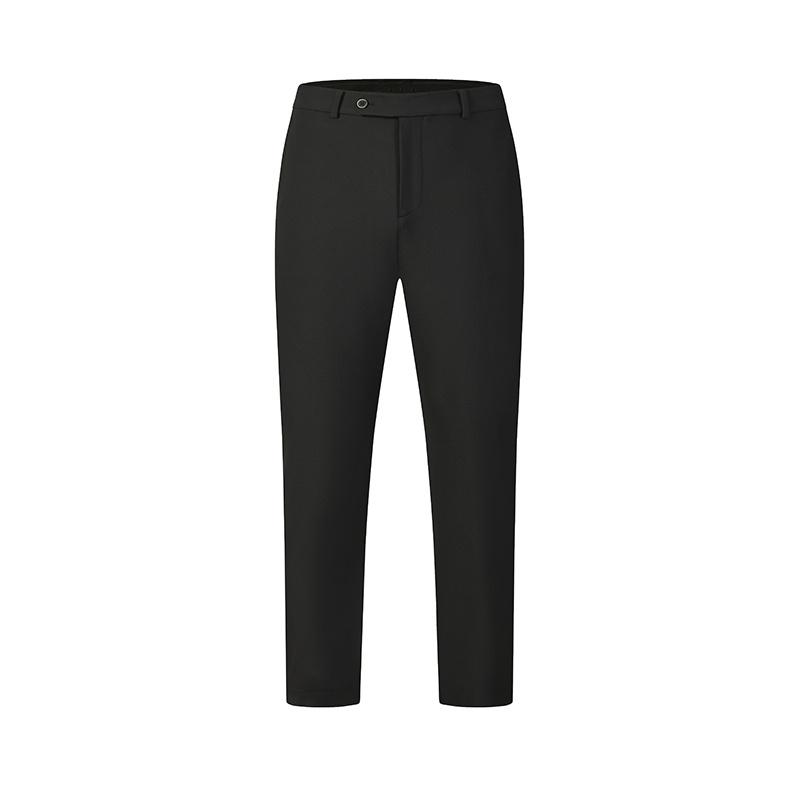 Fila Classic Minimalist Comfortable Versatile Woven Casual Pants Men Bottoms Deep-Black A11M615807FBK