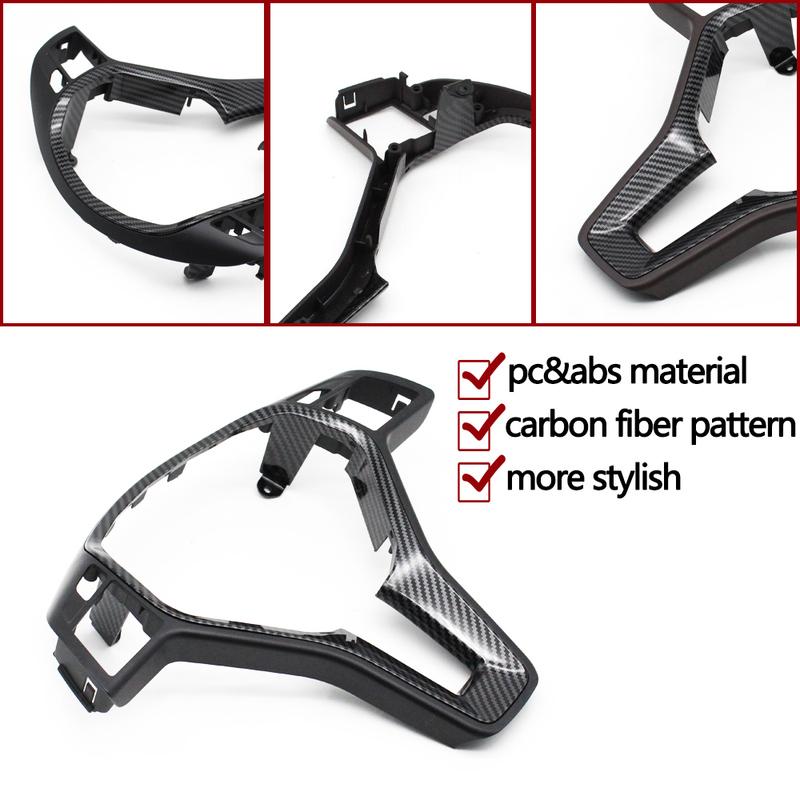Interior Car Steering Wheel Frame Trim Cover For Mercedes BENZ C E GLK GLA CLA CLS Class W176 W204 W212 GLK204 W218 W156