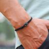 2mm Handmade Antique Rope Bracelet Simple Easy Hook Mens Armband Braclet