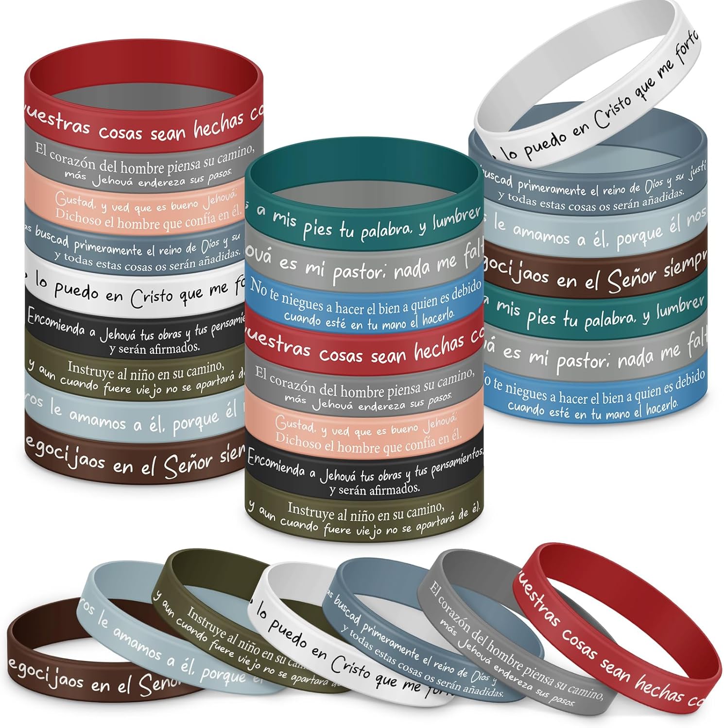 

Браслеты с библейскими стихами оптом, силиконовые браслеты с Писанием, вдохновляющие мотивационные цитаты, резиновые браслеты, христианские браслеты для Пасхи, карнавала 24