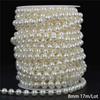 Multi-Size ABS Imitation Pearl Beads Chain Trim for DIY Wedding Dress Costume Applique Craft Accessories