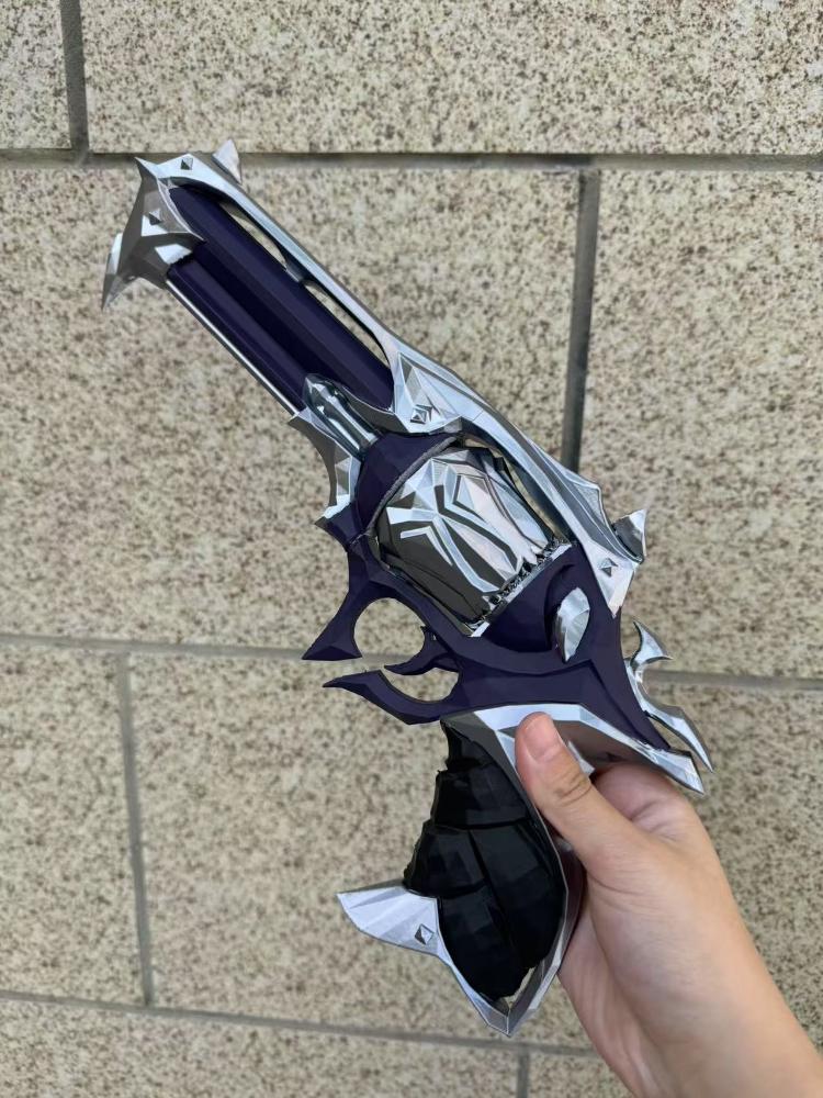 30cm/11.8in 3d Printed Gun Customized Valorant Game Peripherals Plundering Justice Model Props Cosplay Collectible Boys Toy Gift