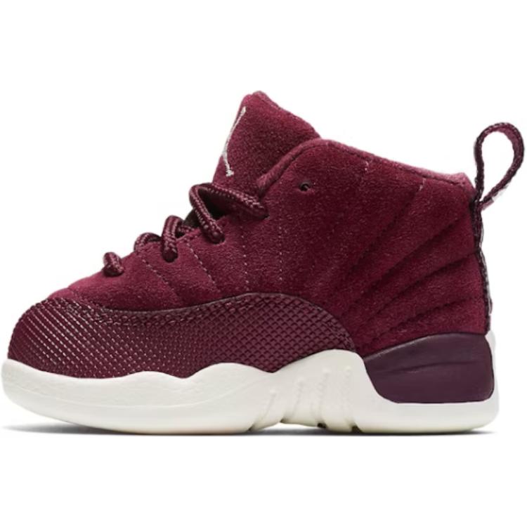 

Jordan Air Jordan 12 Slip Resistant Abrasion Resistant Mid top Toddler Shoes Purple Infant And Toddler 850000-617 19.5