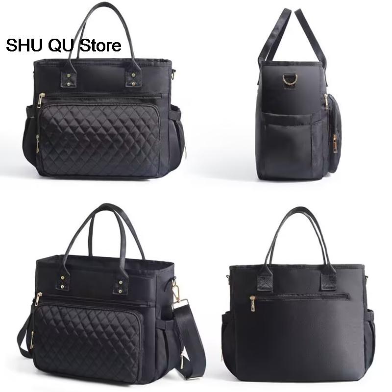 Large Capacity Travel Picnic Handheld Storage Bag Waterproof Leaky Proof Wear Resistant Crossbody Multi Functional Mommy Bag