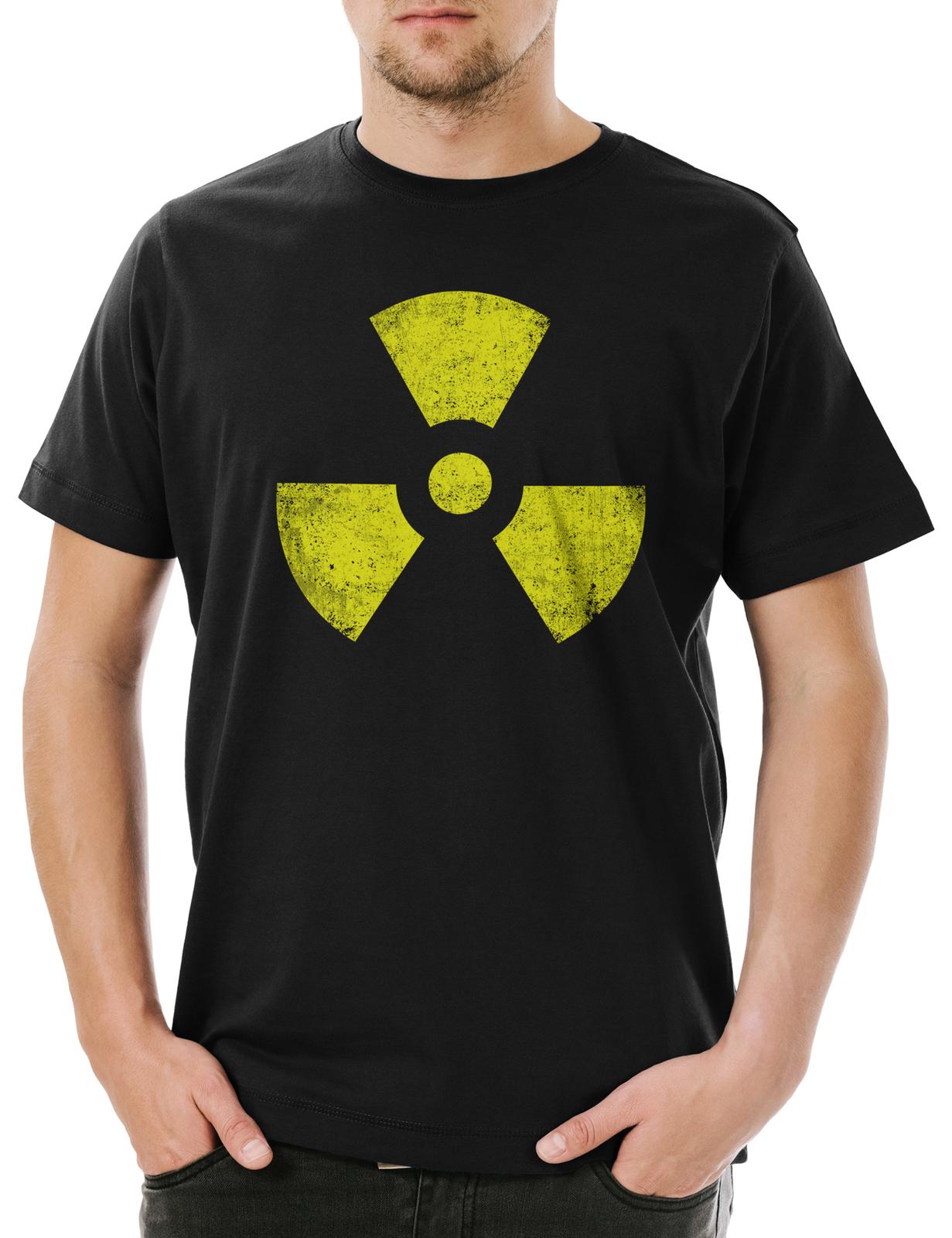 

26 Black Radioactive Vintage Symbol Men s T-Shirt Goth TBBT Cyber Hardcore Logo- Unisex T-Shirt M