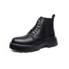 Height-increasing winter new round-head Martin boots thick-soled medium and high-top classic boots