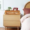 Double-sided Letter Wooden Storage  Box With Rope Household Decorative Ornaments