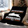 South Sydney Rabbitohs Pattern Blanket for Home Decoration, Bed, Sofa, Car Travel, Camping, Suitable for All Seasons, Birthday Christmas Gift