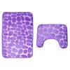 Toilet Carpet Floor Mat Kit Bathroom Absorbent Non Carpet Toilet Set