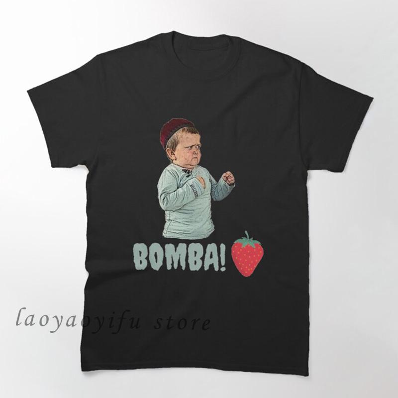 Classic Hasbulla Fighting Meme TShirt Mini Khabib Blogger Top Funny Graphic T Shirts Unisex Polyester Tee Kawaii Clothing Custom