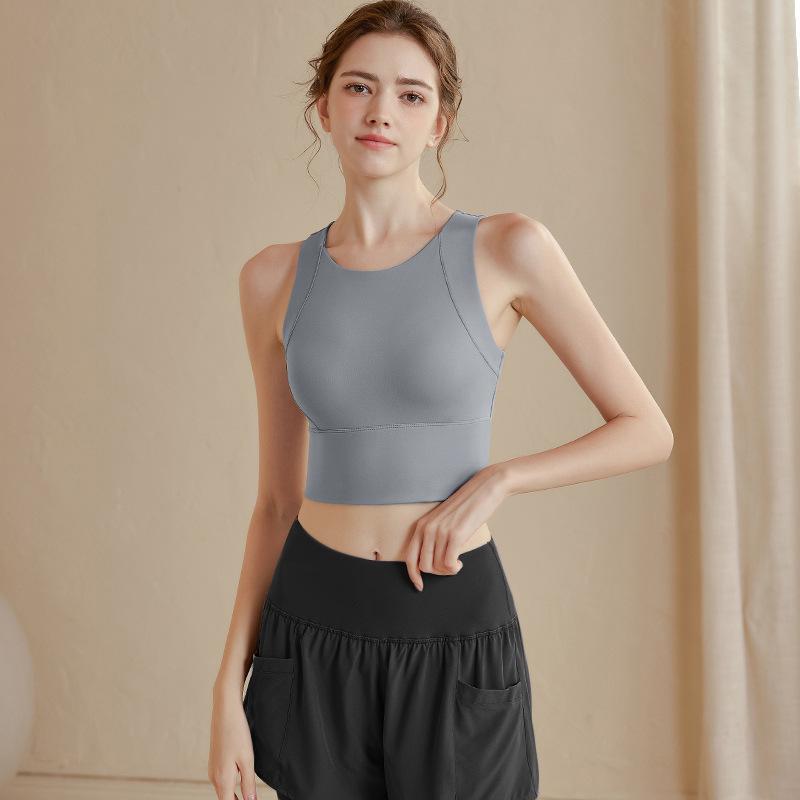 Stoßfester Hochintensitäts-Sport-BH für Damen mit Seitenhalt für Laufen und Fitness