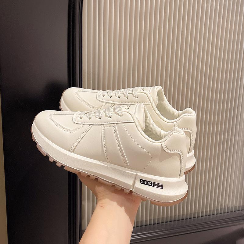 

Ретро мода универсальная платформа белые туфли женские новые осенние увеличивающие рост спортивные и повседневные кроссовки для тренировок Форреста Гампа 40 бежевый