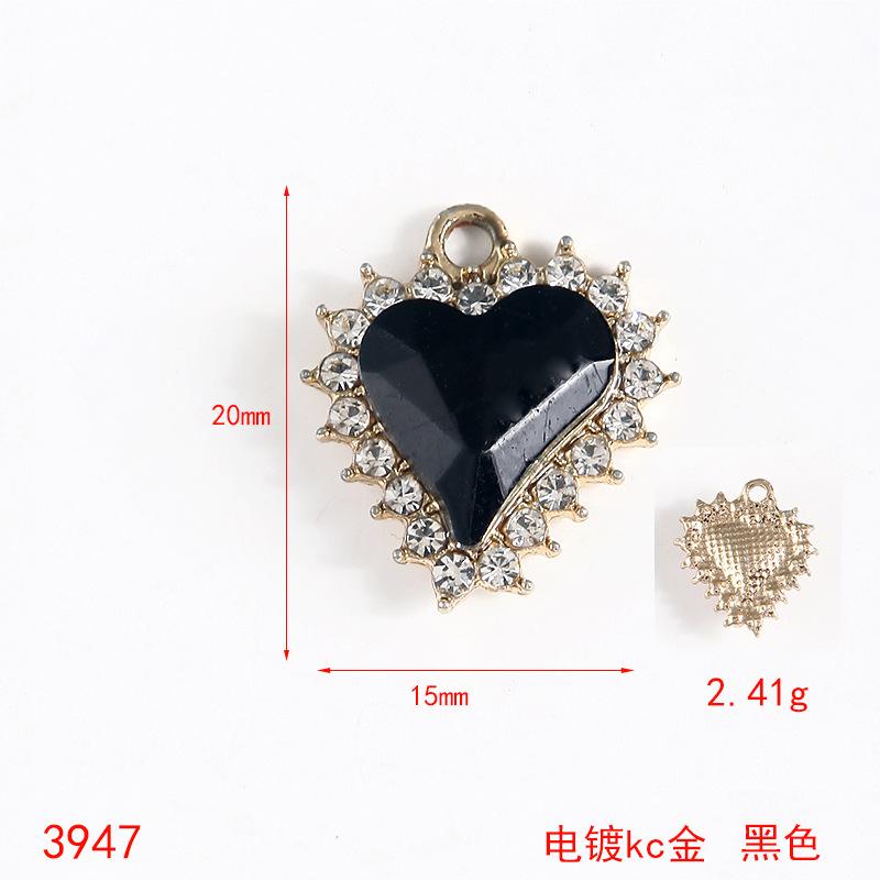 Taoxin Crystal Gemstone Pendant Electroplating Simple Fashion Jewelry Accessories DIY Necklace Pendant Alloy Jewelry