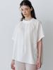 LE STUDIO Linen Half-Neck Shirred Blouse (Iv)