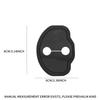 2/4Pcs Silicone Car Door Lock CoversProtective Buckle Stickers For Tesla Model 3 S X Y Roadster Space X Cybertruck