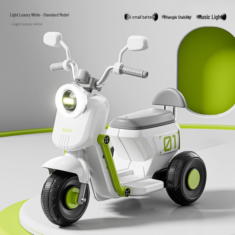 Children's Battery-Powered Electric Tricycle: Ride-On Toy Car with Remote Control for Boys and Girls  