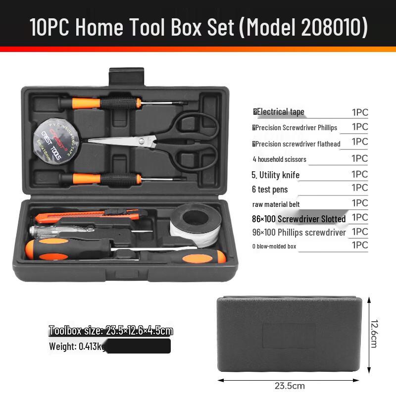 CREST 10-Piece Household Multi-Tool Set