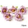 Purple Artificial Flowers Heads Silk Fake Flowers For Home Decor Party Wedding Decoration DIY Valentine's Day Gifts Accessories