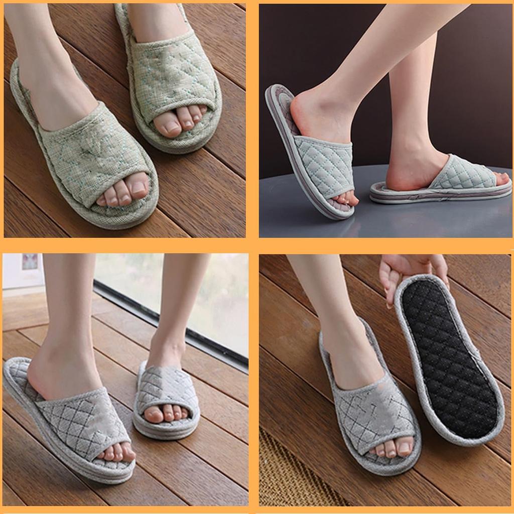 Einweg-Hausschuhe für Herren, atmungsaktive Tatami-Dicke Sohle, perfekt für Schule, Geschäft, Katastrophenfall und Größe M [XGOPTS] Paar-Hausschuhe,