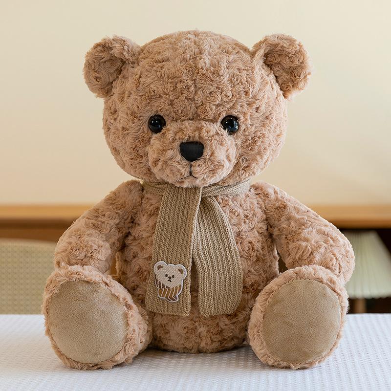 Pullover Bär Puppe niedlicher Teddybär Plüschtier sitzender Stil als Herz Umarmungsbär Mädchen Geschenk