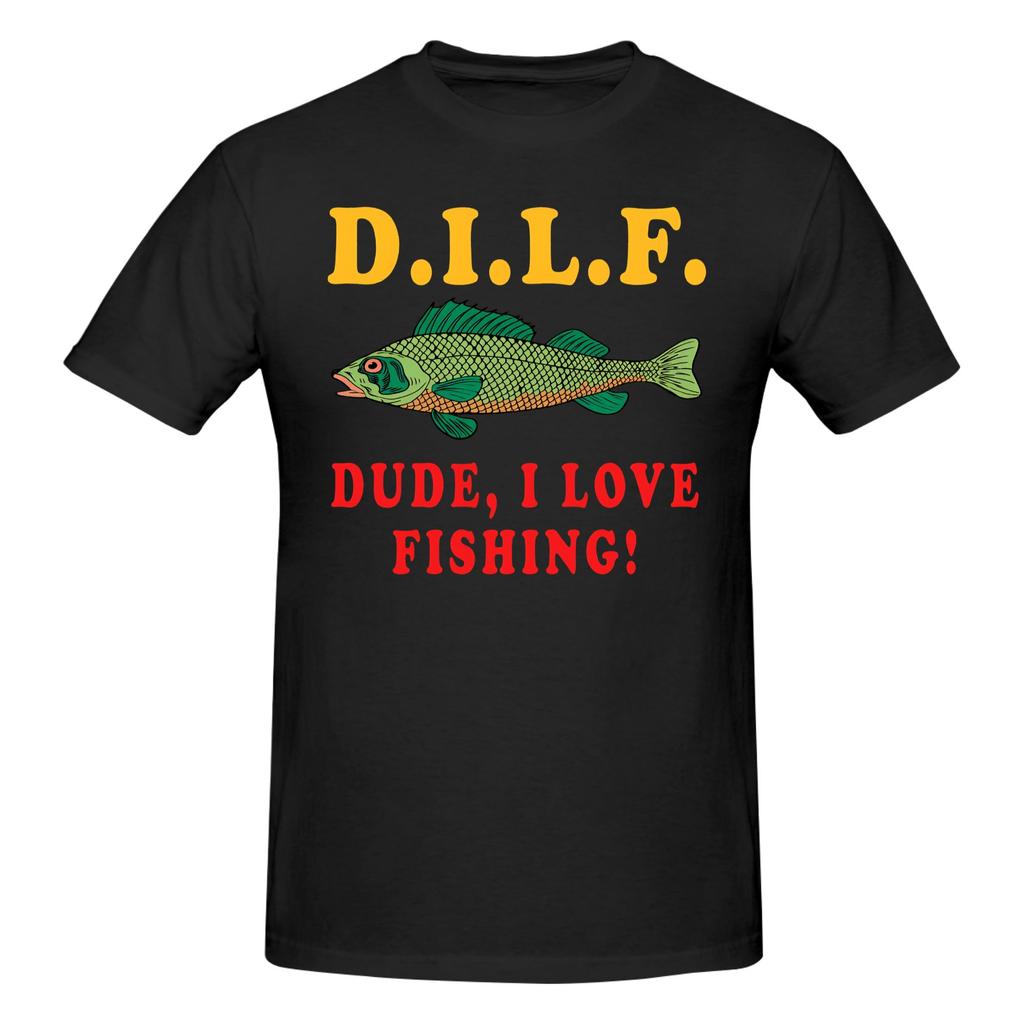 Fih Funny Meme T Shirt Men Women Short Sleeve Graphic Fish Fishing Clothing Streetwear Summer Loose Fit Pure Cotton Tee Tops