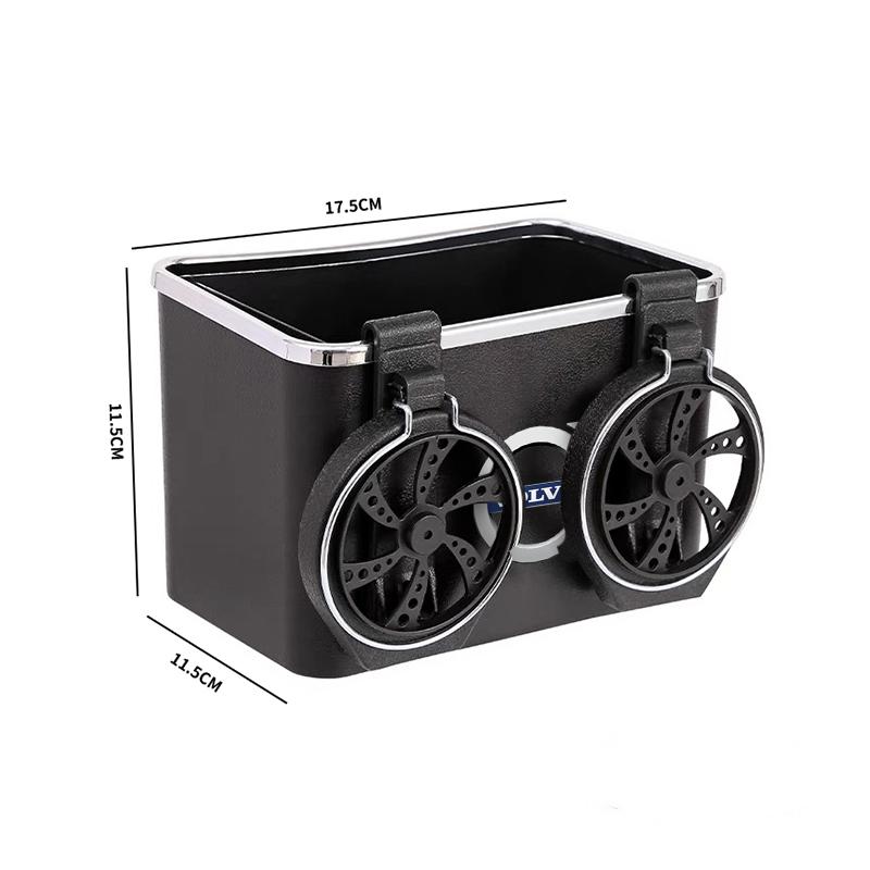 Auto Storage Rack 3 In1 Car Multi-function Armrest Box Storage Box Tissue Box For Volvo XC90 XC60 C30 T6 S60 C70 XC40 V40 XC70