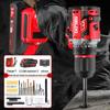 Delixi High-Power Brushless Electric Drill - Lightweight, Rechargeable Impact Model