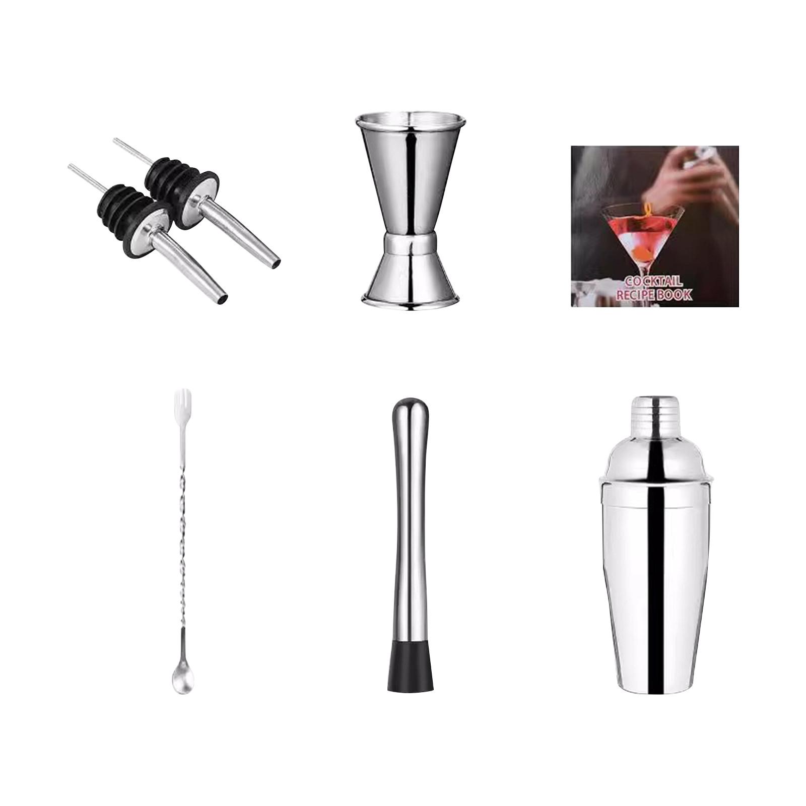 

Набор шейкеров из нержавеющей стали, полный набор инструментов для смешивания коктейлей, упаковка для коктейльных барабанов, комплект artender, набор шейкеров для коктейлей, One Size