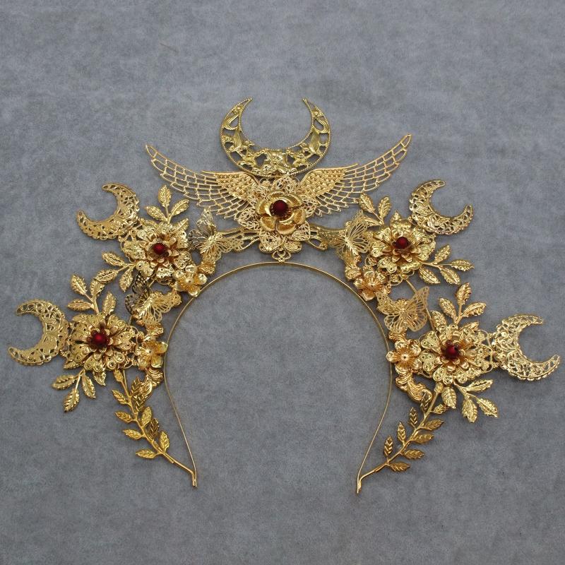 Women Cosplay Headband DIY Material Halloween Hair Holder with Angel Halo Design