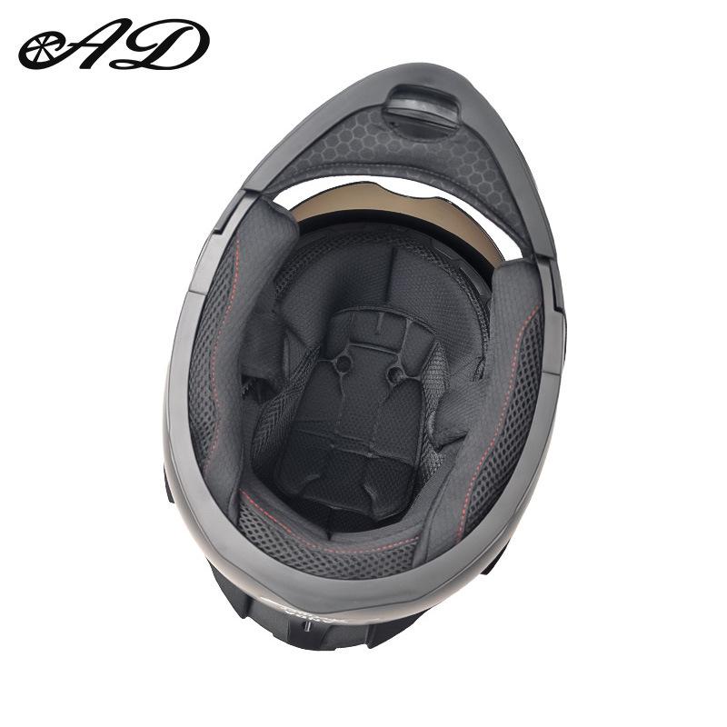 AD Motorcycle Helmet for Men and Women, Winter Full-face Helmet for Motorbikes and Electric Vehicles, All-season Safety helmet3C Authentication