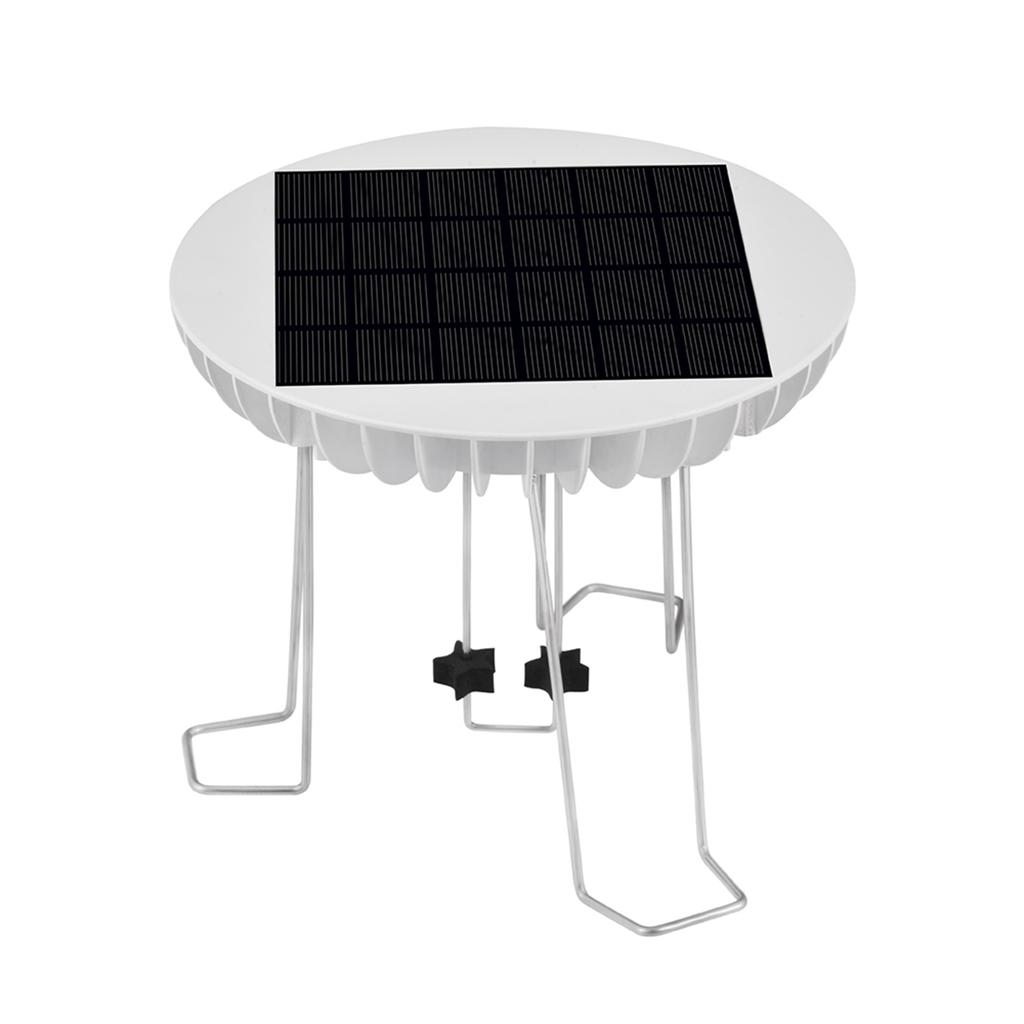 Solar for Bird Bath 3.7V 1500mAh Backup Lithium Battery Bird Bath Fish Tank Water Stirrer 5V 2W Solar Panel Brushless