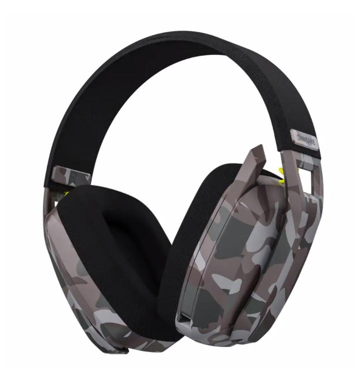 

BINNUNE BW06 2.4GHz Бездротова ігрова гарнітура з мікрофоном для PS5 PS4 PC Mac Playstation Bluetooth Ігрові навушники з мікрофоном