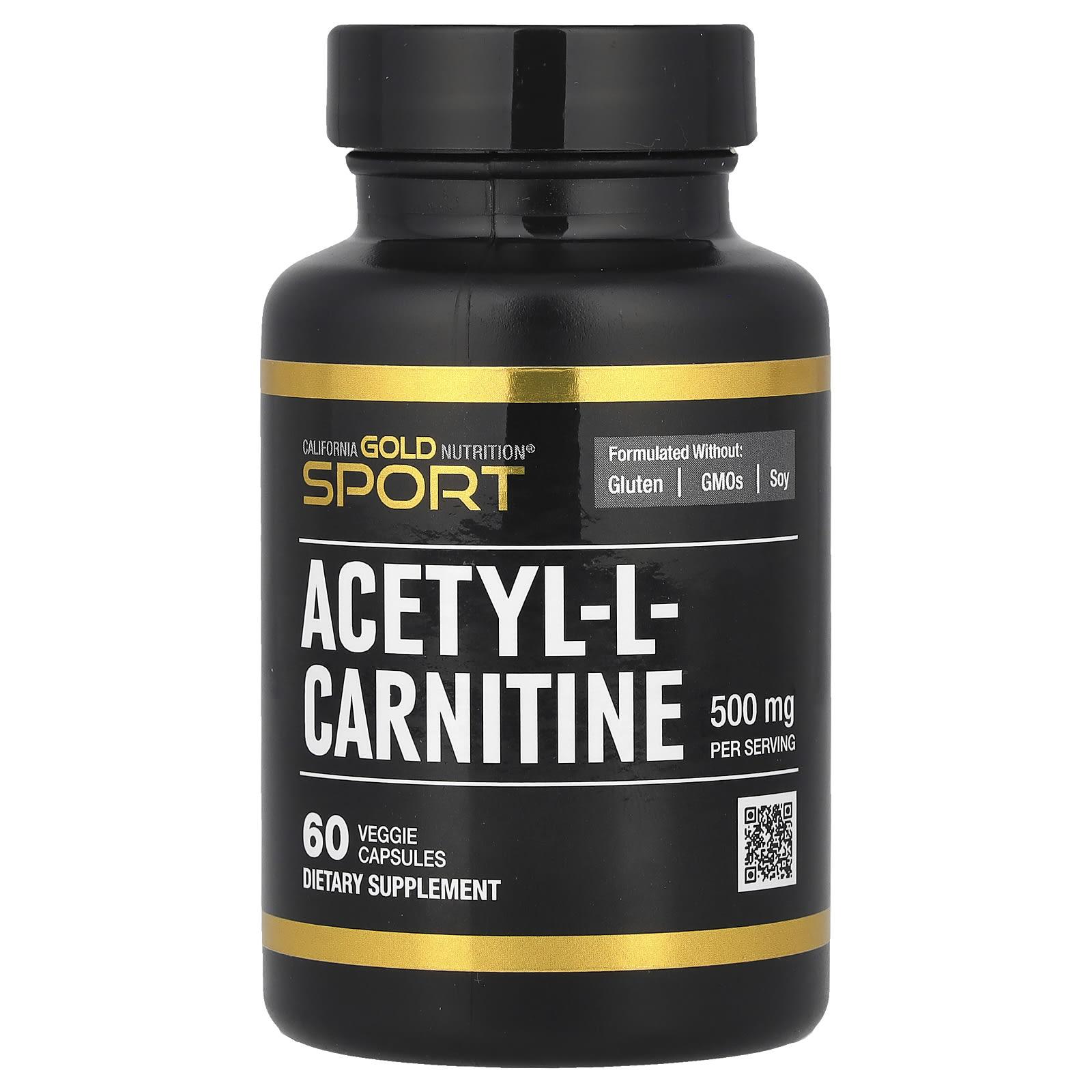 

Acetyl-L-Carnitine, 500Mg, 60 Veggie Caps