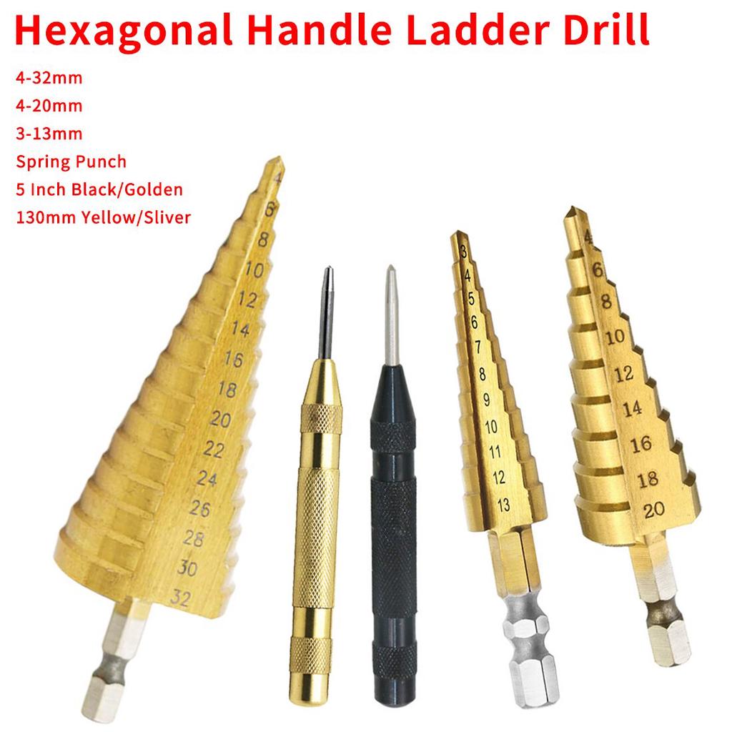 SHENYF 4-32mm Titanium Coated Shape Step Drill Bit HSS Triangle Shank Hole Drill Cone Drill Bit Step Drill Most Trustworthy Color : 3pcs Straight Drill SHENYF 4-32mm Titanium Coated Shape Step Drill Bit HSS Triangle Shank Hole Drill Cone Drill Bit Step Drill Most Trustworthy Color : 3pcs Straight Drill