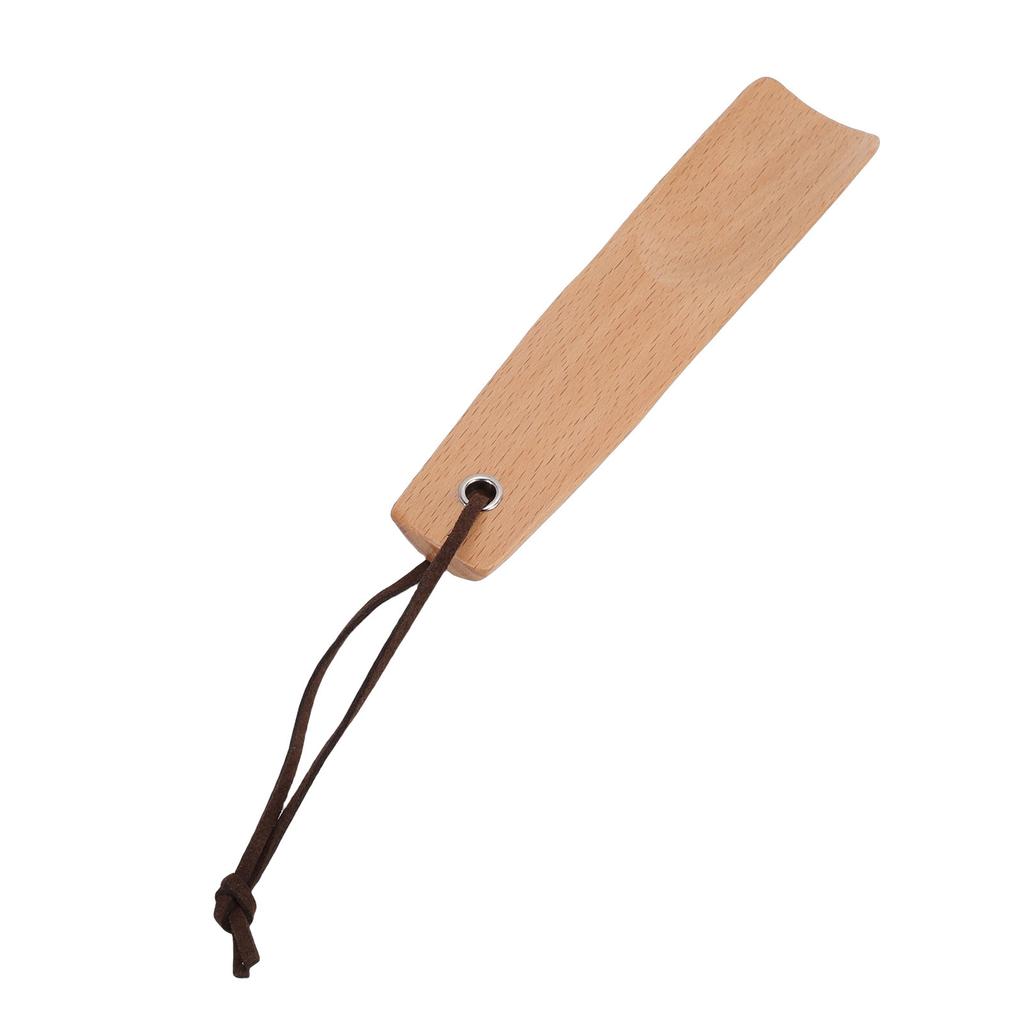 16 cm bokträ skohorn Bärbart Resvänligt Trä Skohöjare Dragverktyg