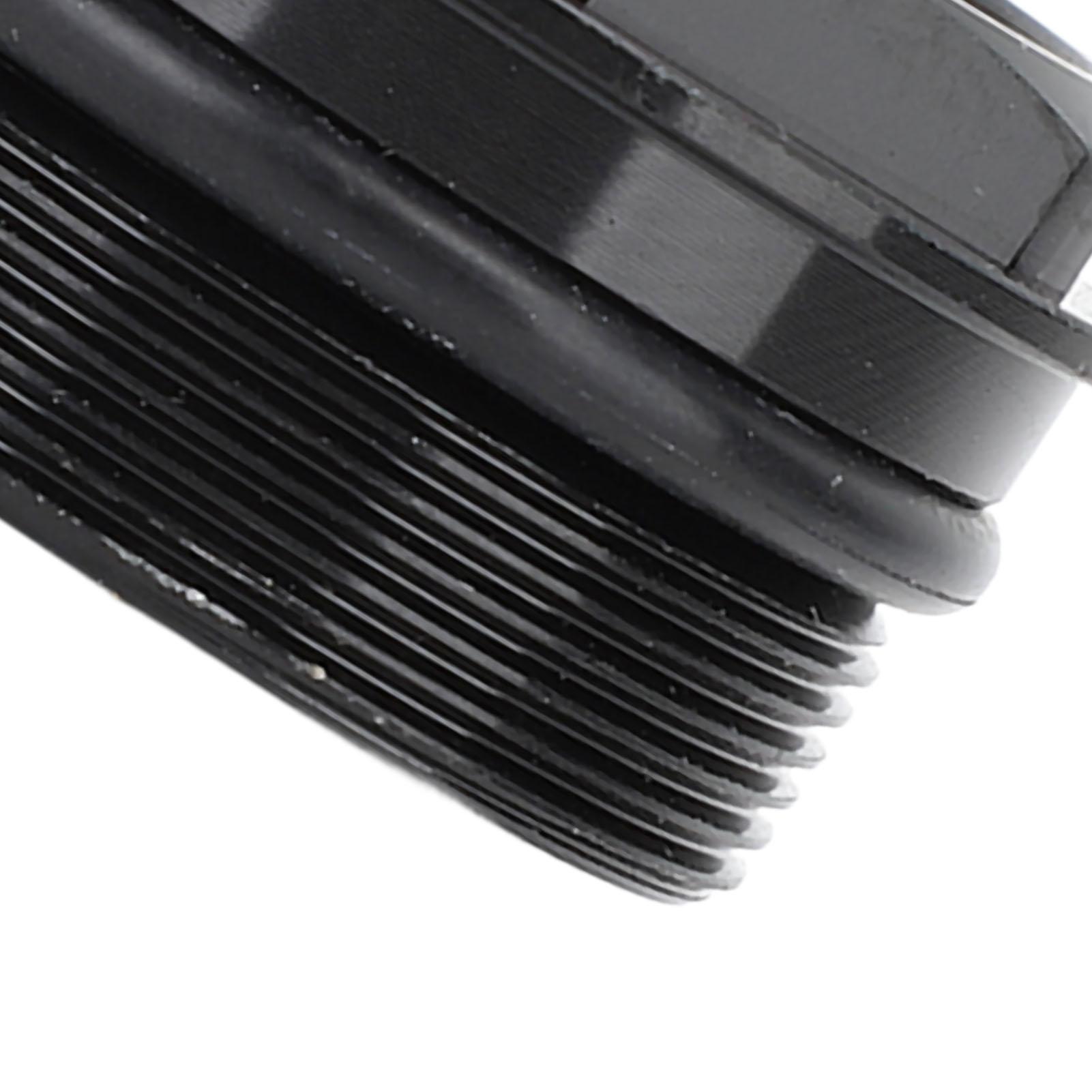 Écrou de valve de fourche avant de vélo Alliage d'aluminium Capuchon de fourche à air de vélo Ensemble Valve Remplacement du noyau de valve pour fourche avant à tube intérieur 32 mm black