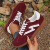 Fashion Women's Casual Shoes Lace Sobriety New Fashion Lightweight Casual Outdoor Walking Shoes Sneakers Anti-slip Flat Women's Shoes